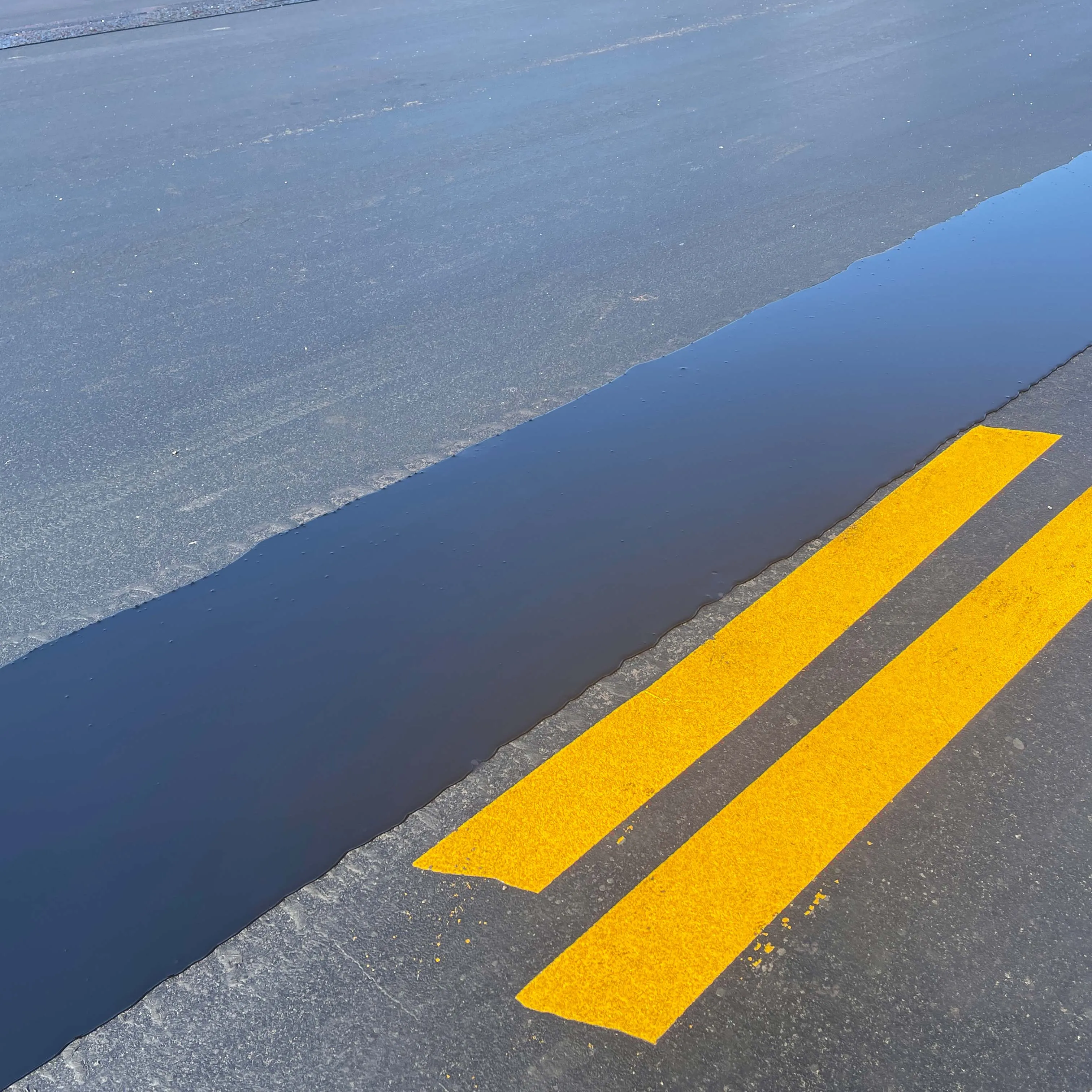 J-Band® void reducing asphalt membrane applied along the joint line